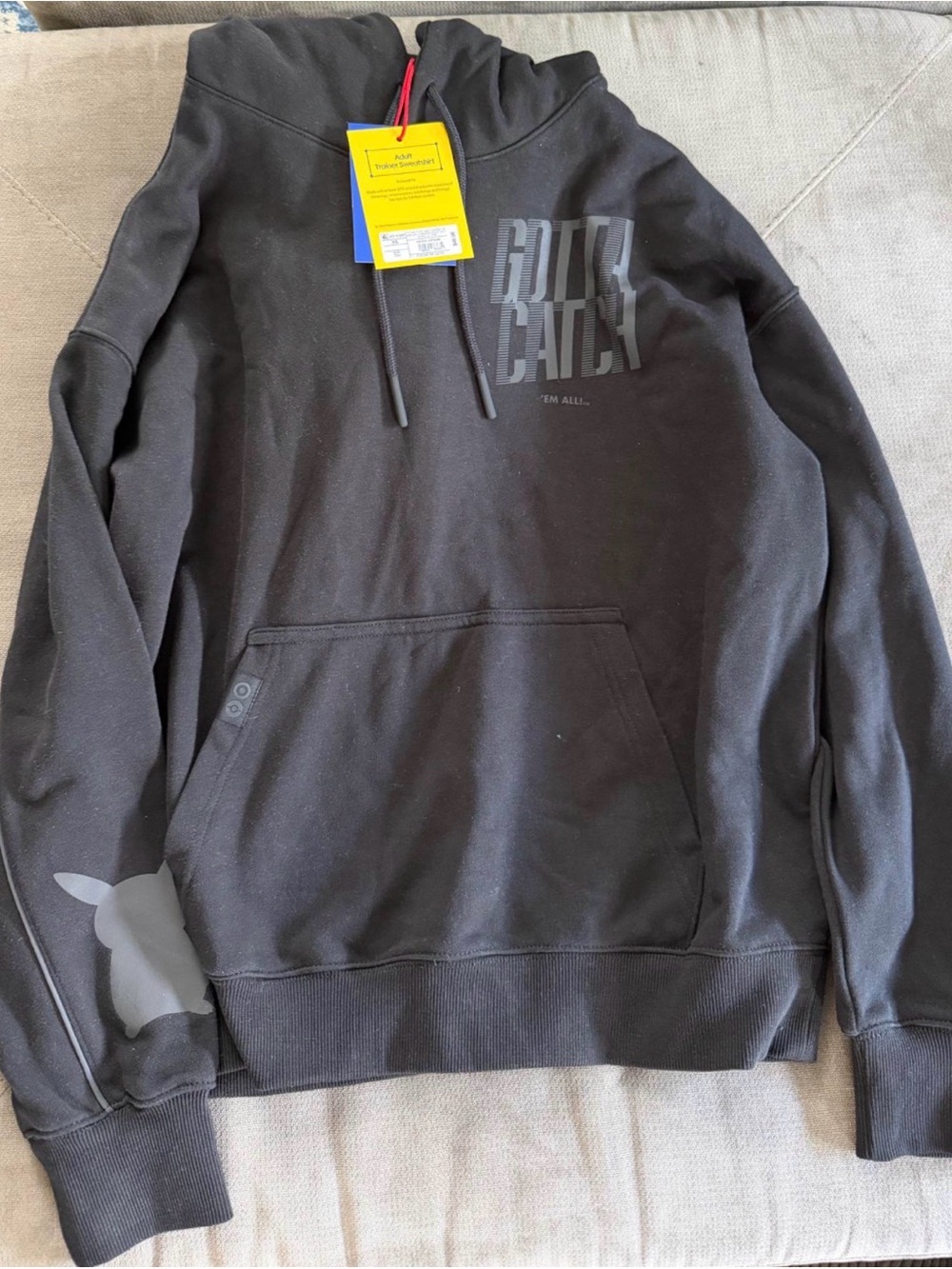 Pokemon x Target Trainer Sweatshirt Unisex Black XS
